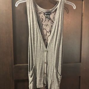 Lace Detail Vest